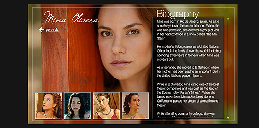 Mina Olivera - Site Pessoal