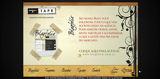 Ag�ncia Tape - Site Institucional