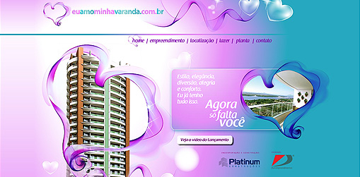 Platinum Constru��es - Hotsite de Empreendimento Imobili�rio