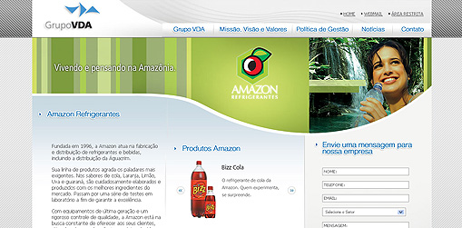 Grupo VDA - Site Institucional